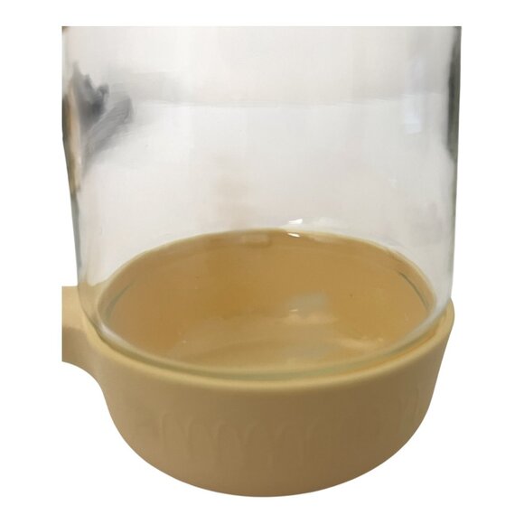 1982 McDonald’s Pyrex Mugs Set 2 Corning Beige Handle Vintage Coffee Glass Cups - Picture 10 of 12